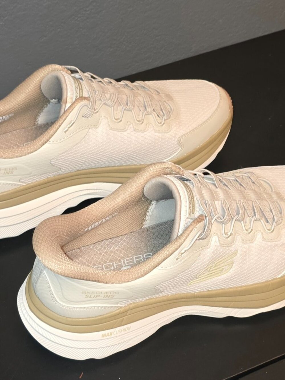 Skechers Slip-Ins Zirrus Womens Size 9 Tan Hands Free Water Repellent Sneakers - Picture 5 of 9